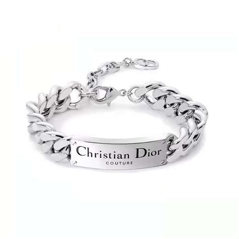 chrsitain dior brass chain|Christian Dior Couture Chain Link Bracelet.